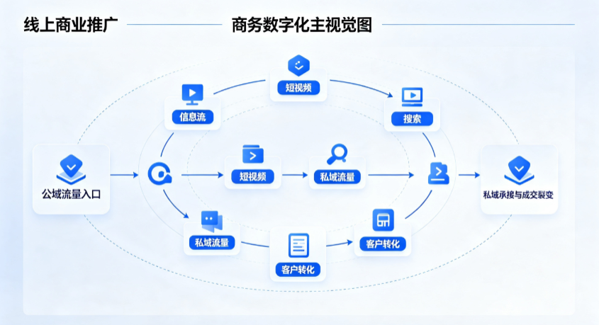 西平县线上商业推广怎么做？全域流量闭环搭建与低成本转化实战指南